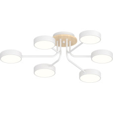 Стельова LED люстра 72W Valeso з металевим каркасом 3000/4200/6000К біла IP20 XI3333-6