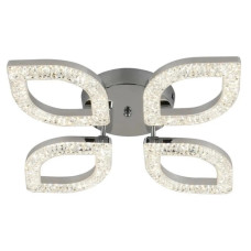 Стельова LED люстра 80W Sirius на чотири плафони 3000-6500К хром IP20 G 2721/4 CR 40W*2