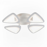 Потолочная LED люстра 80W с пультом Valeso с акриловыми плафонами 3000K-6500K белая IP20 G 2711/4 WT 80