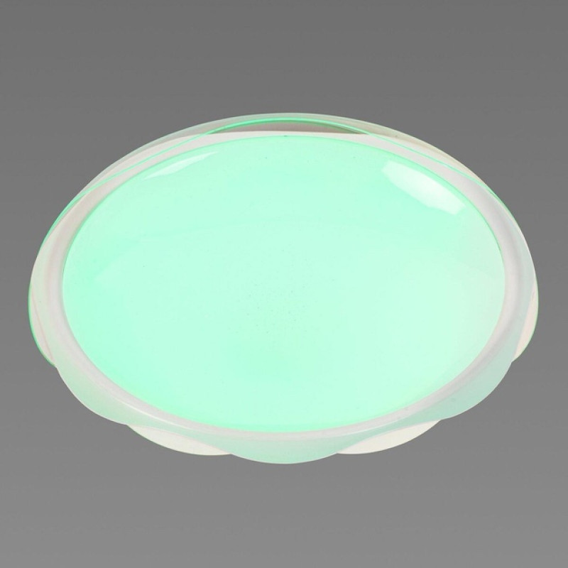 Стельова LED люстра Sirius 96W каркас мелал 3000-6500К з RGB біла IP20 GLX-19529-530 96W White (RGB)