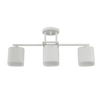 Потолочная люстра Sirius на три квадратных плафона под лампу Е27 белая IP20 G 07473/3 Matte White