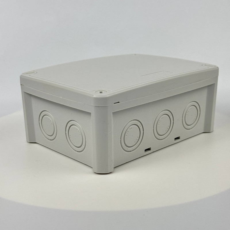 Коробка розподільча СКІМ K160 163х123х68 без отворів сіра IP67 ( B1102014 )