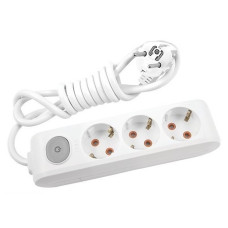 Удлинитель X-tendia с заземлением 3 гн. 2 м, с защитными шторками, серый Panasonic WLTB04322GR-UA