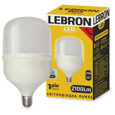 Светодиодная лампа LEBRON L-А90, 25W, Е27, 6500K, 2100Lm. 11-18-05