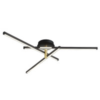 Светильник LED RIXOS 60W 4000K IP20 поворотный песочно-черный + золото Violux ( 200170 )