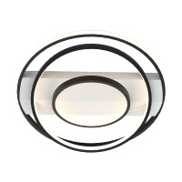 Светильник LED smart NITRO+пульт 100W 3000-5000K IP20 бело-черный круг ( 220835 )