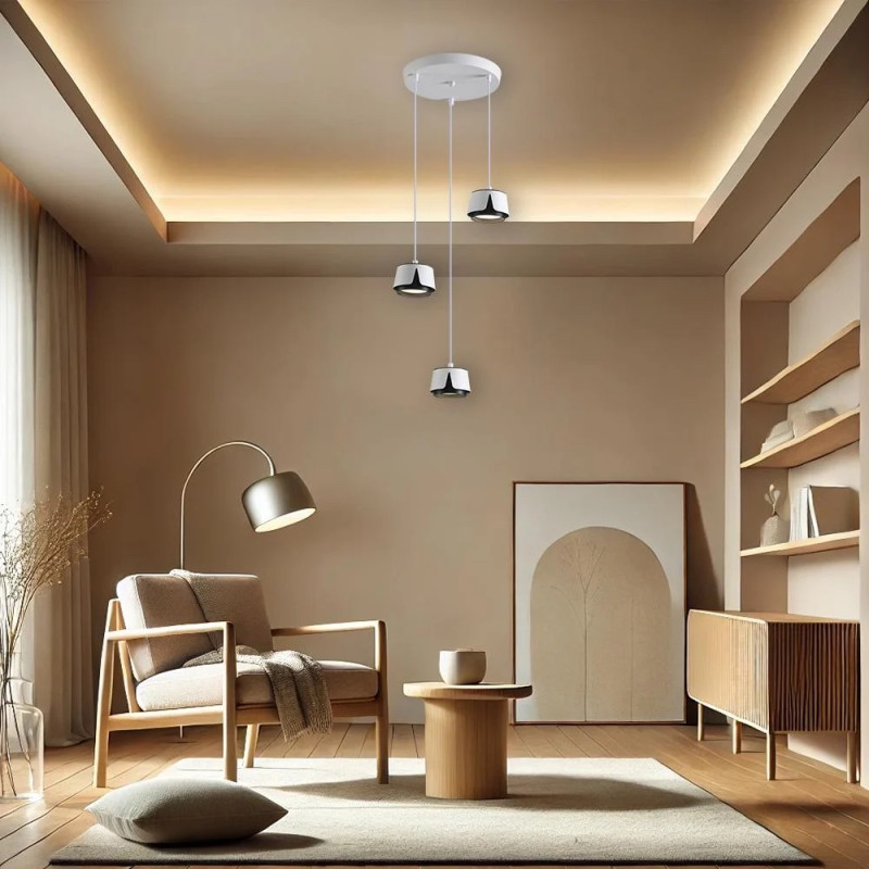 Светильник спот TELA 3xGX53-3R-310x1000-BLACK/WHITE-220-IP20 Esllse