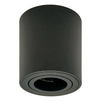 Точечный светильник спот накладной поворотный VELMAX V-DL-R, max 50W, GU10, 220V, 80x84, черный (22-30-06-1)