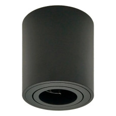 Точечный светильник спот накладной поворотный VELMAX V-DL-R, max 50W, GU10, 220V, 80x84, черный (22-30-06-1)