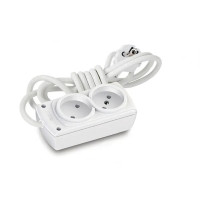 Накладка на кабель-канал 100X37/50мм под 3 розетки 45х45, Mutlusan белый