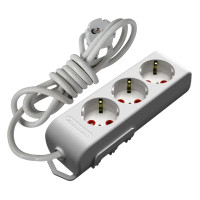 Удлинитель с заземлением 3 гнезда, 5м, со шторками, 16А, Ri-tech, Mutlusan