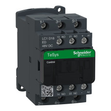 Контактор D 3Р 18А НО+НЗ 48V DC Schneider Electric LC1D18ED