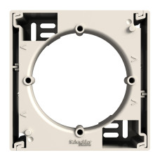 Коробка для наружного монтажа 1-постовая Asfora Schneider Electric крем EPH6100123