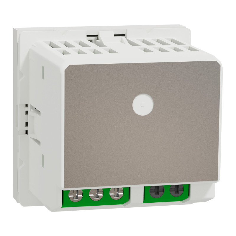 Терморегулятор комнатный 8А 230В 5-30С 2 мод. Unica New Schneider Electric белый NU350118