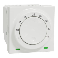Термостат теплого пола 10А Unica New Schneider Electric белый NU350318