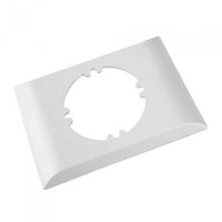 Накладка на кабель-канал 100X37/50мм под 1 розетку 45х45, Mutlusan белый