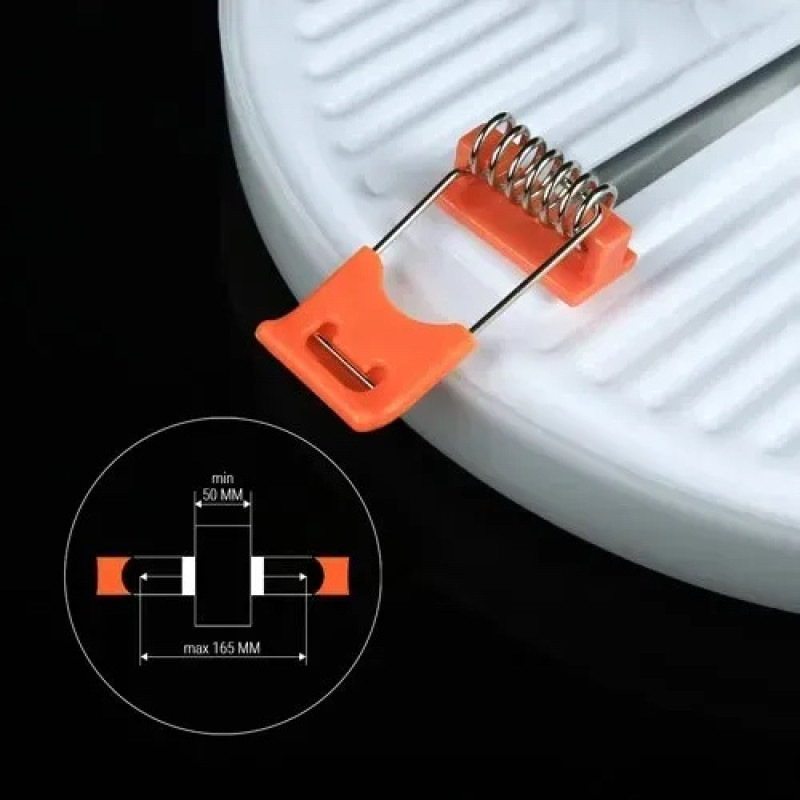 Светильник светодиодный LED BIOM UNI-2-R12W-5 12Вт 960Lm круг белый 5000К