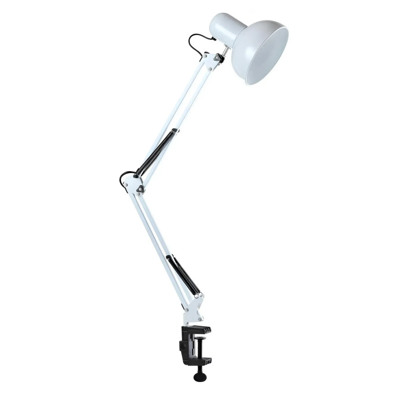 Настольная лампа Sirius TY 18008B на одну лампочку с белой прищепкой