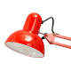 Настольная лампа Sirius TY 1800B на одну лампочку с прищепкой красный