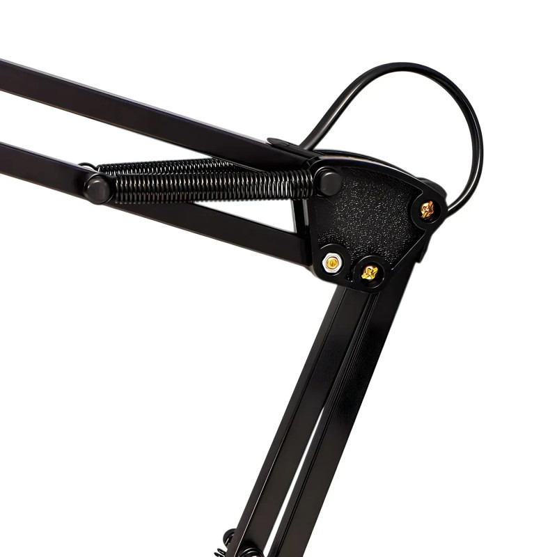 Настільна лампа Sirius TY 1800B на одну лампочку з прищіпкою чорний