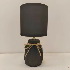 Настільна лампа Valeso декоративна керамічна під одну лампу Е14 чорна IP20 HS8869