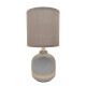 Настольная лампа Valeso с керамическим корпусом под лампу Е14 серая IP20 HS8876 GRAY
