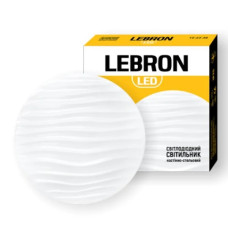Светодиодный светильник LEBRON L-CL-WAVE, 24W, 4100K, 1680Lm, 340mm 15-23-44-1