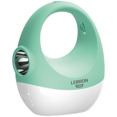 Ліхтарик LED кемпінговий LEBRON L-HL-617 7.5W 1200mAh*2 Li-Ion зелений USB 15-16-17
