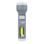 Фонарик LED ручной аккумуляторный LEBRON L-HL-30 ABS серый 1W + 1W COB USB 1200mAh Li-Ion 15-15-30