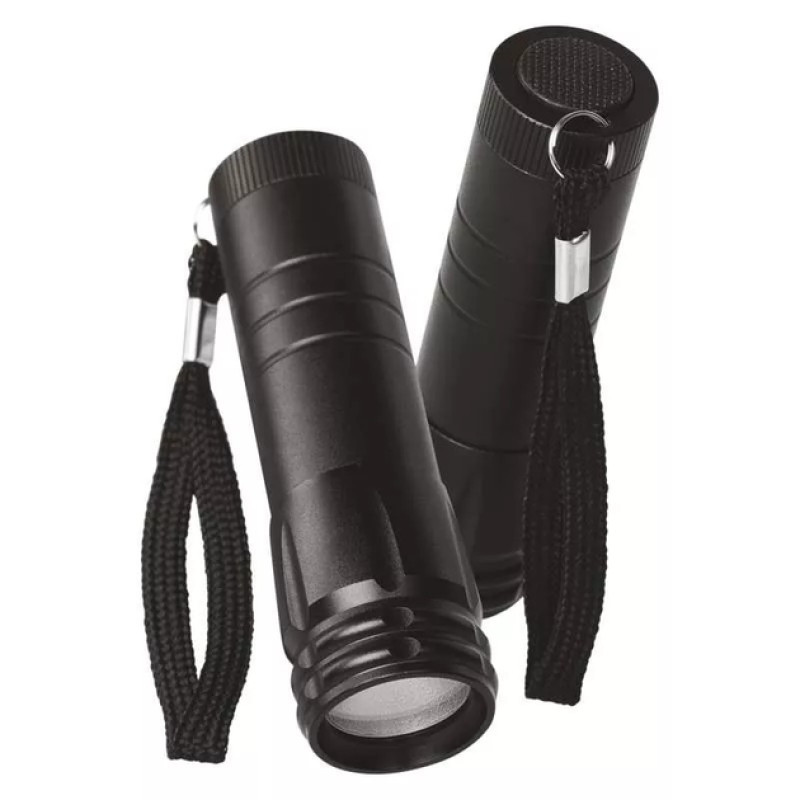 Ліхтарик LED ручний чорний 100Lm 3*ААА (P4704)