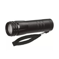 Ліхтарик LED ручний чорний 100Lm 3*ААА (P4704)