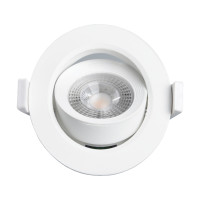Светильник врезной LED LEBRON L-DL-R-поворотный, 7W, 4100K, 550Lm. 12-09-07-1