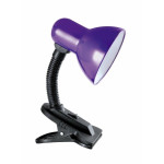 Лампа настольная Sirius TY 1108B на одну лампочку с прищепкой (фиолетовая)