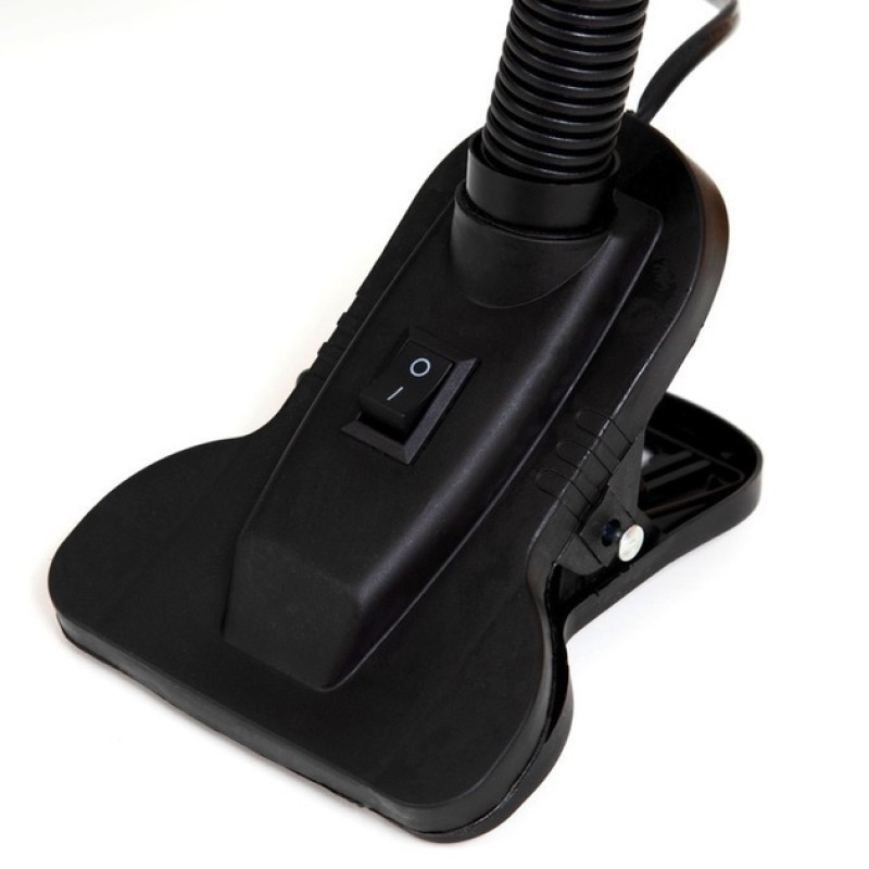 Лампа настільна Sirius з прищіпкою з гнучким корпусом під лампу Е27 рожева IP20 TY 1108B