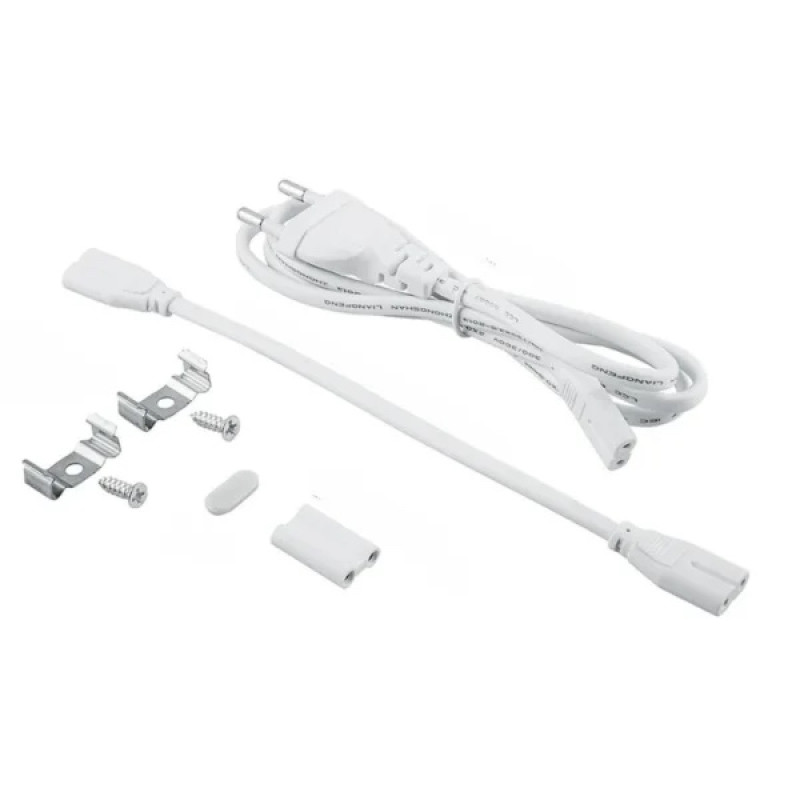 Линейный LED светильник мебельный LEBRON L-T5-PL, 16W, 4100K, 1400Lm, 1200мм, со шнуром и вилкой 13-20-08-1