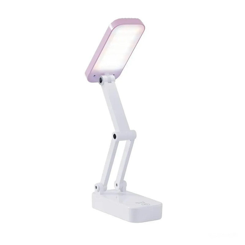 Настольная LED лампа 4W/8W Valeso с функцией плавного затемнения 3000/4000/6000К розовая 1916 PINK