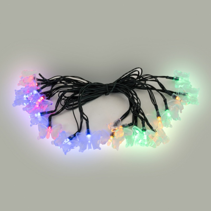 Садовая светодиодная гирлянда Sirius RGB на солнечной батарее 5.8м IP44 SL2885M-SF20