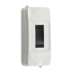Щит ERKA 2, пластиковый 2-модульный без дверцы,белый