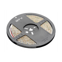 Светодиодная лента 2835, DC12В, 600LED/5м, 7.3Вт/м, 500лм/м, 3200К, IP65, рулон 5м LD-2835MW-600-65-CB