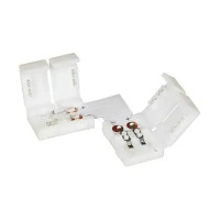 Коннектор для светодиодных лент OEM №20 10mm 2зажима +плата угол SC-20-SS-10-2