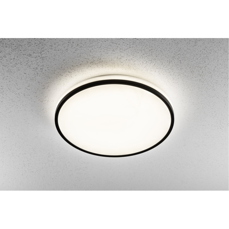 Світильник світлодіодний TULA, 24 Вт, 1680 лм, 4000K, AC180-250В, PF>0,5, IP44, Ø350 мм, чорний LD-TUL24W-NW-00