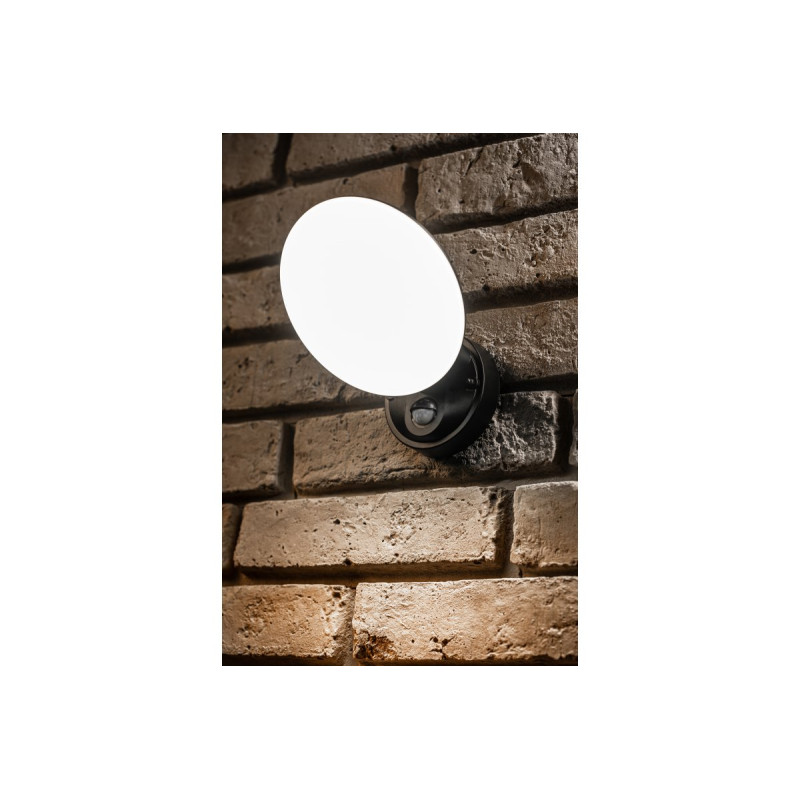 Светильник светодиодный фасадный TERRO с датчиком движения, 10 Вт, 720 лм, IP54, 4000K, черный LD-TER10WBPIR-10