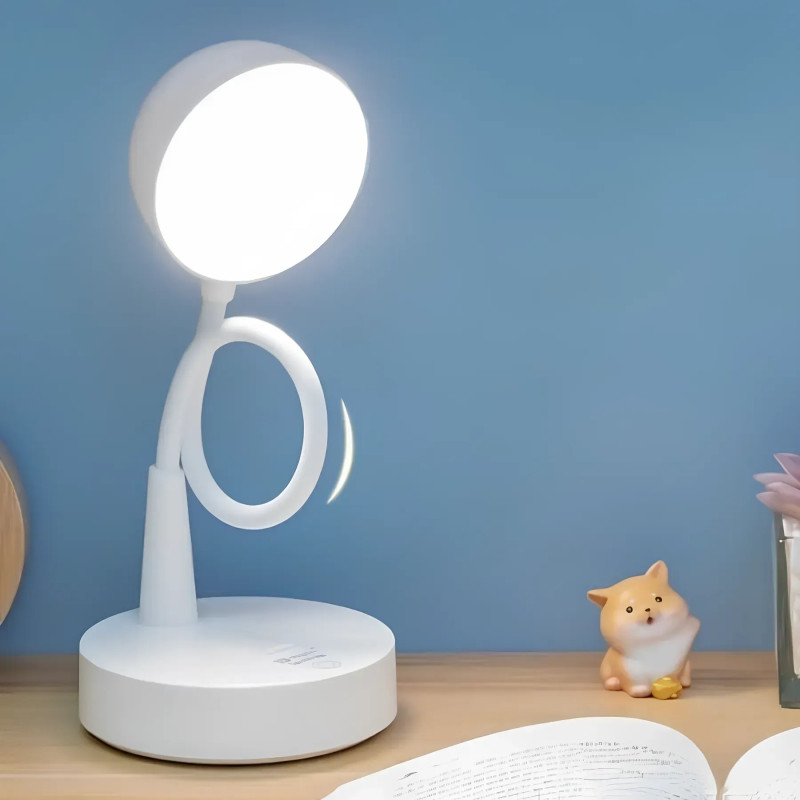 Настільна LED лампа 5W/7W Valeso з вбудованим акумулятором 3000/4000/6000К біла IP20 2008 WT