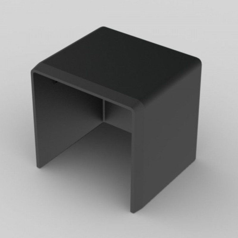 Заглушка LHD 20x20 LH, черного цвета (8621_FB) KOPOS