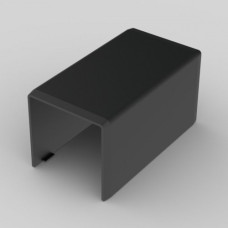 Соединение на стык LHD 20x20 LH Черного цвета (8622_FB) KOPOS