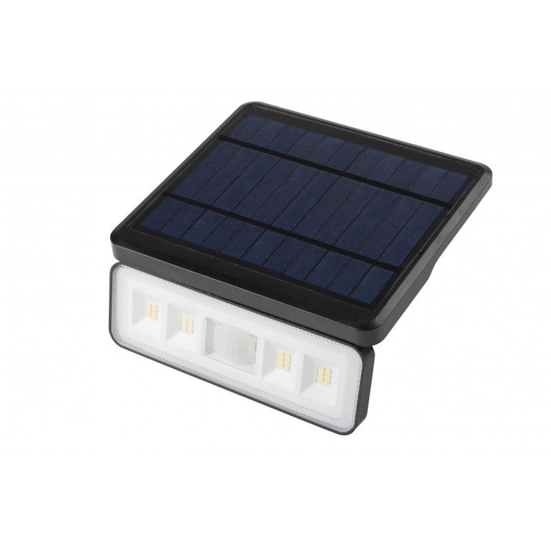 Светильник светодиодный на солнечной батарее DAVOS, датчик движения/суток 1000лм, 4000K, 2000 мАч GTV LD-DAVOS-1000-10