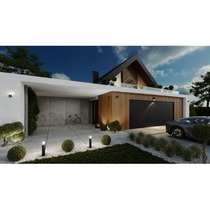 Светильник светодиодный на солнечной батарее DAVOS, датчик движения/суток 1000лм, 4000K, 2000 мАч GTV LD-DAVOS-1000-10