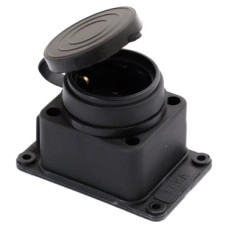 Колодка одинарная ERKA 6001, с/у и заглушкой 1х16 (каучук)