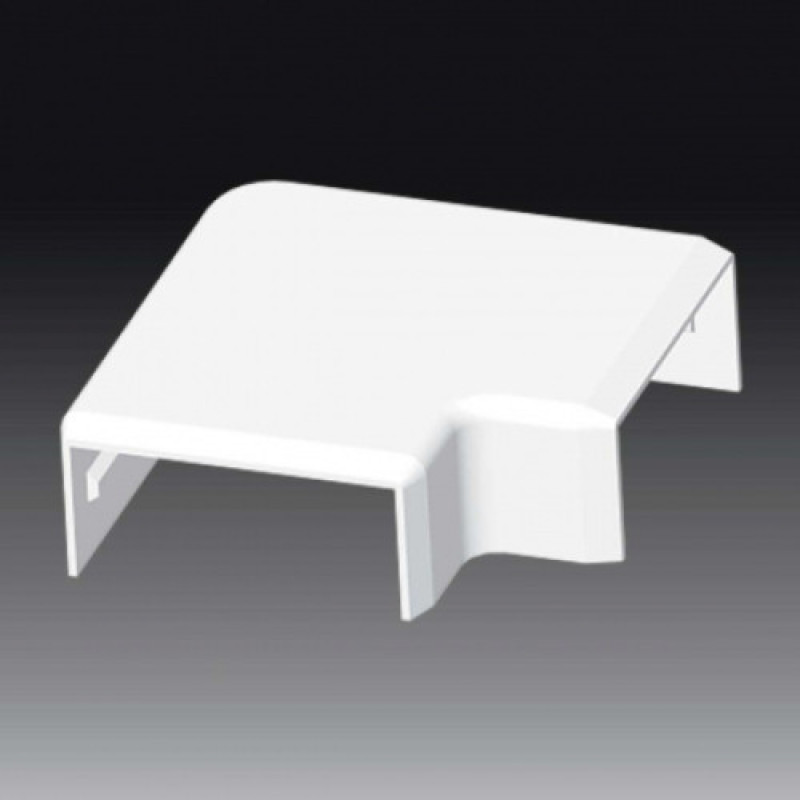 Угол прямой для LHD 40x20 белого цвета (8633_HB) KOPOS