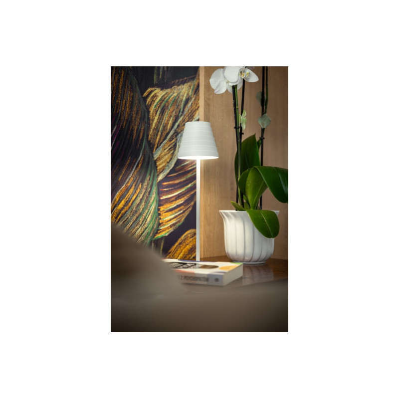 Лампа світлодіодна настільна акумуляторна FIZZI, 2,5 Вт,  200 лм, 5 В, 4000 К, 4000 мАг GTV LD-FIZZI-00-DEC